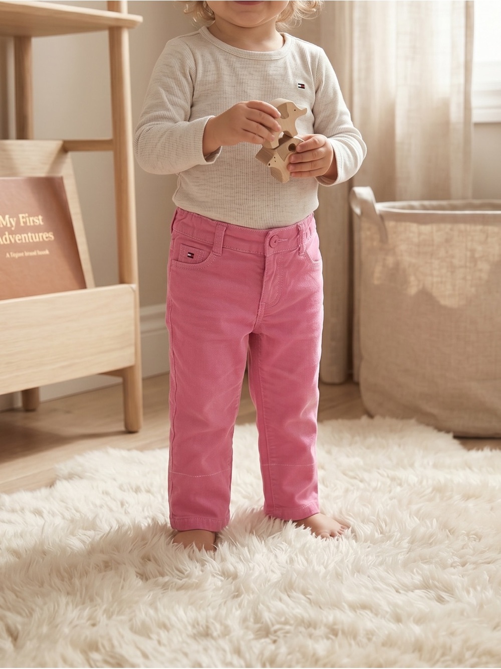 Tommy Hilfiger Toddler Pink Pants with Logo